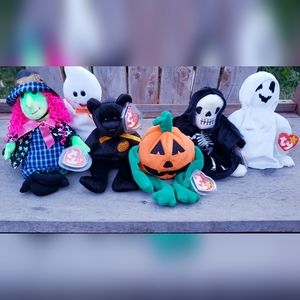 Ty Beanie Babies Halloween Collection Lot